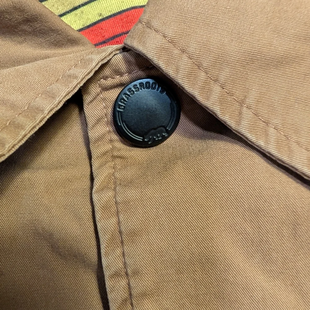 Grassroots California Hooded Button-Up Shirt Jacket – Men’s XL - Picture 10 of 13